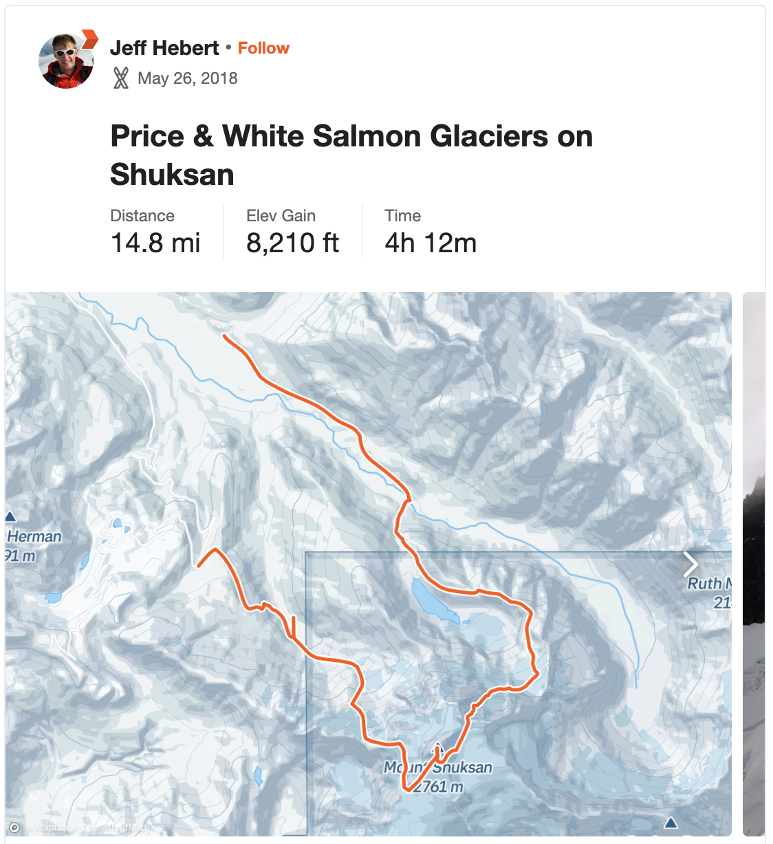 Price Glacier on Mount Shuksan — Trip Report — Jeff Hebert
